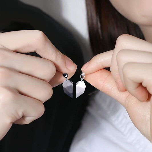 Magnetic Heart Pendant - Matching Necklace